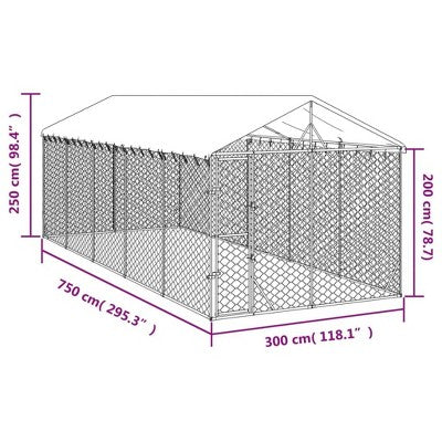 Kojec z ocynku z osłoną, duży i przewiewny