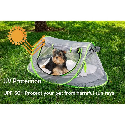 Składany namiot dla zwierząt z moskitierą UV